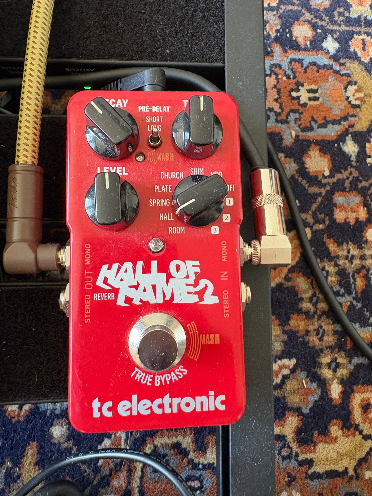 TC Electronic Hall of Fame 2 Reverb Pedaal, Ophalen of Verzenden, Zo goed als nieuw, Reverb