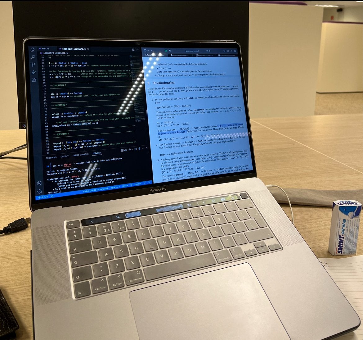 MacBook Pro 16” Core i9 | 16GB | 1TB  (In zeer goede staat), 1 TB of meer, Gebruikt, 2 tot 3 Ghz, Qwerty