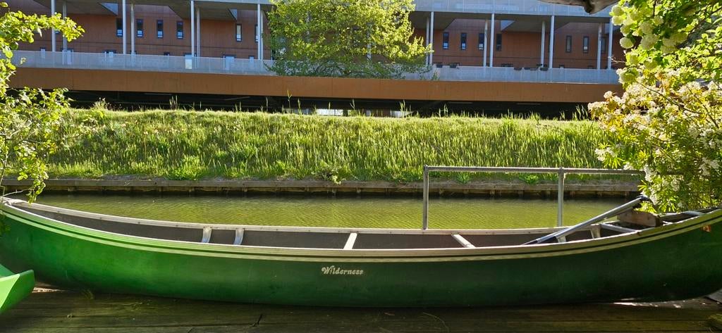 Canadese kano "Wilderness" van Scott Canoe met peddels, Ophalen