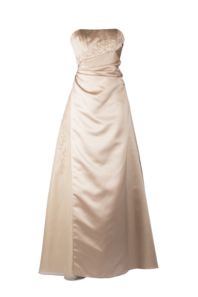 Bruidsmeisjes jurk maat 38, Ophalen, Trouwjurk, Beige, Nieuw
