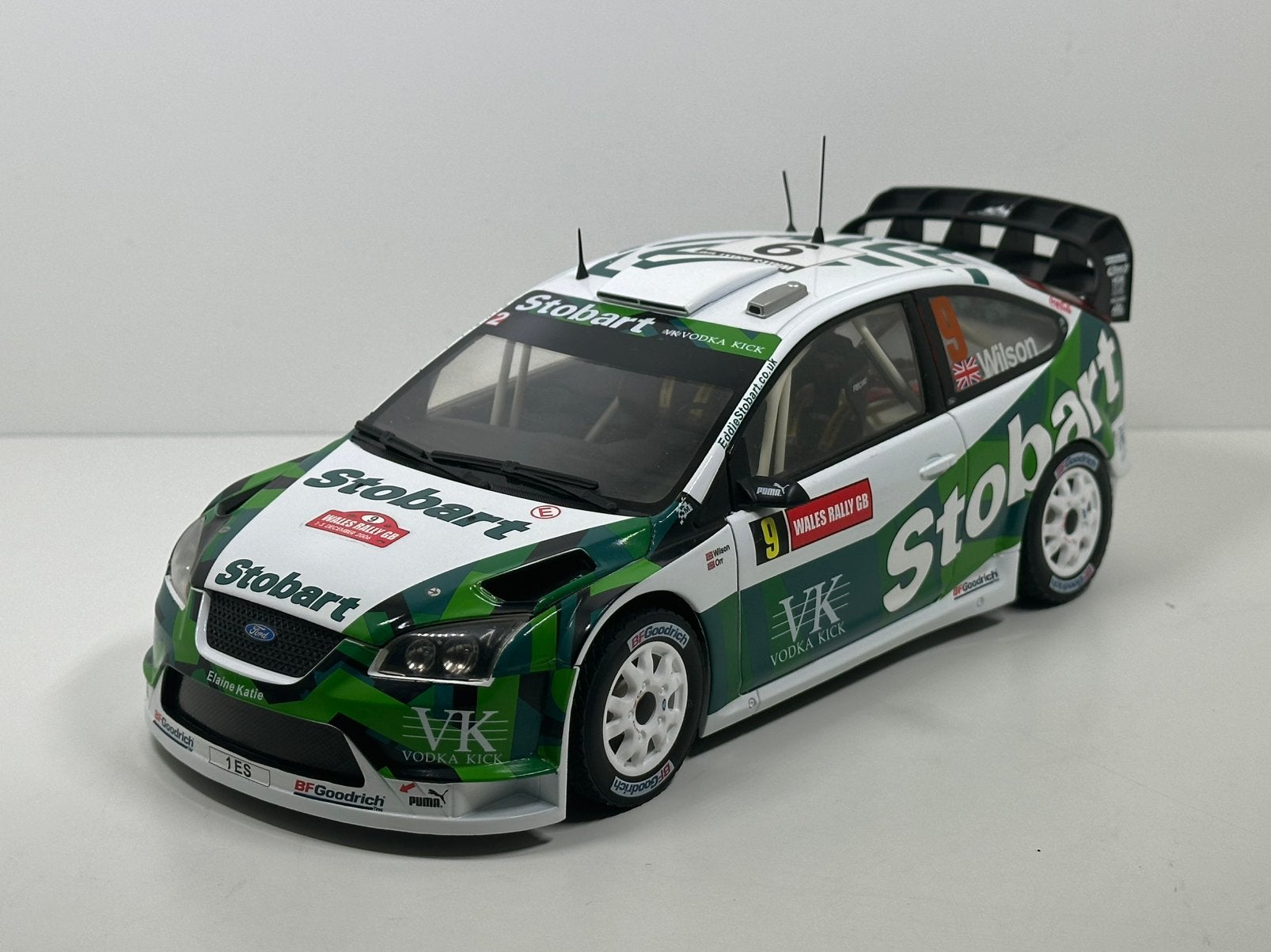 SUNSTAR 1:18 FORD FOCUS RS WRC #9 WILSON RALLY WALES 2006, Ophalen of Verzenden, Nieuw, Auto, Sun Star