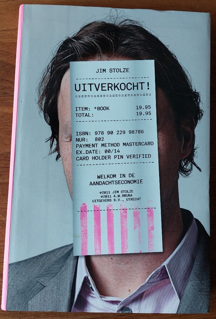 Uitverkocht ! - Jim Stolze - ZO GOED ALS NIEUW, Ophalen of Verzenden, Zo goed als nieuw, Management, Jim Stolze