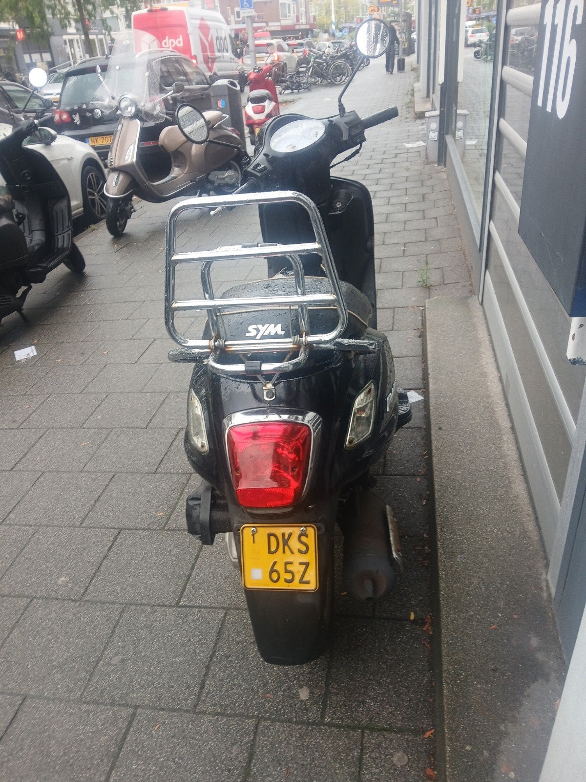 Zeer nette Sym Fiddle uit 2017 - Klaar voor vele kilometers, Fietsen en Brommers, Scooters | SYM, Ophalen of Verzenden, Zo goed als nieuw