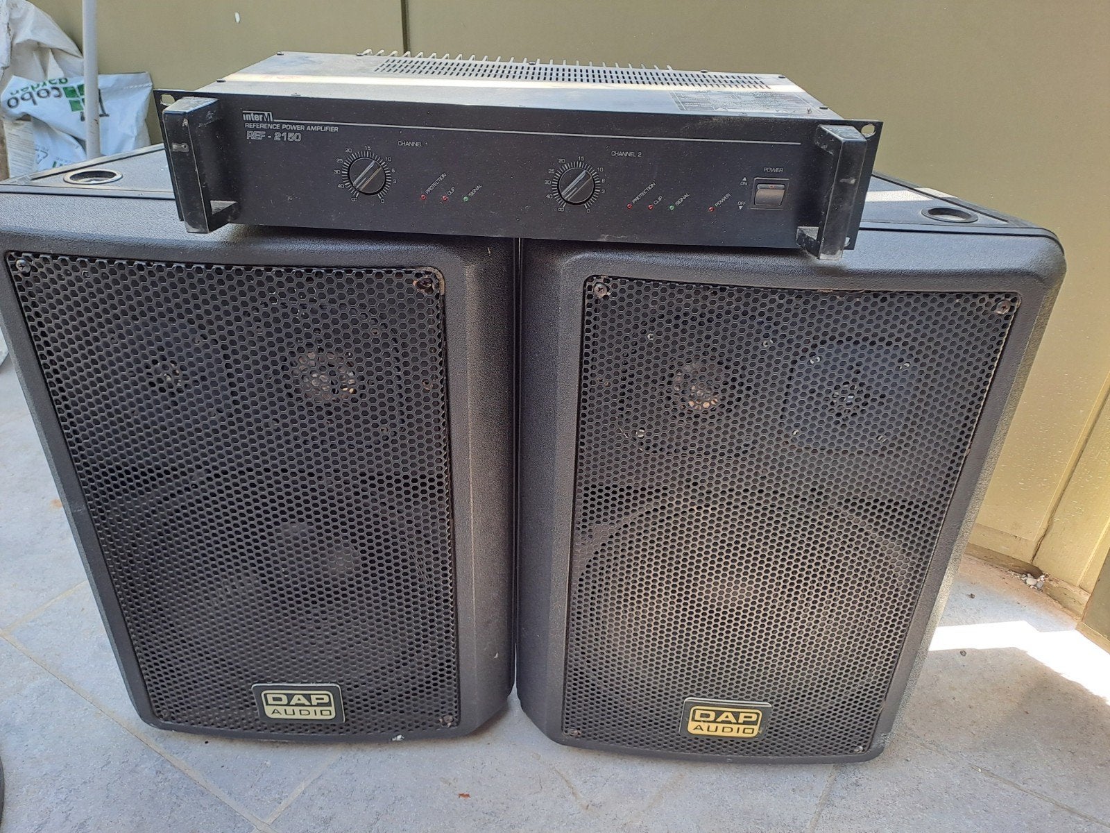 dap speakers met versterker, Ophalen of Verzenden, Overige merken