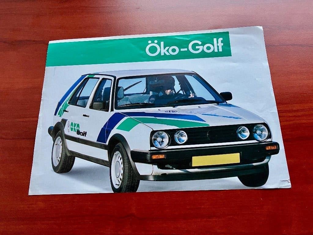Volkswagen Golf 2 Öko brochure folder, Boeken, Ophalen of Verzenden, Gelezen, Volkswagen