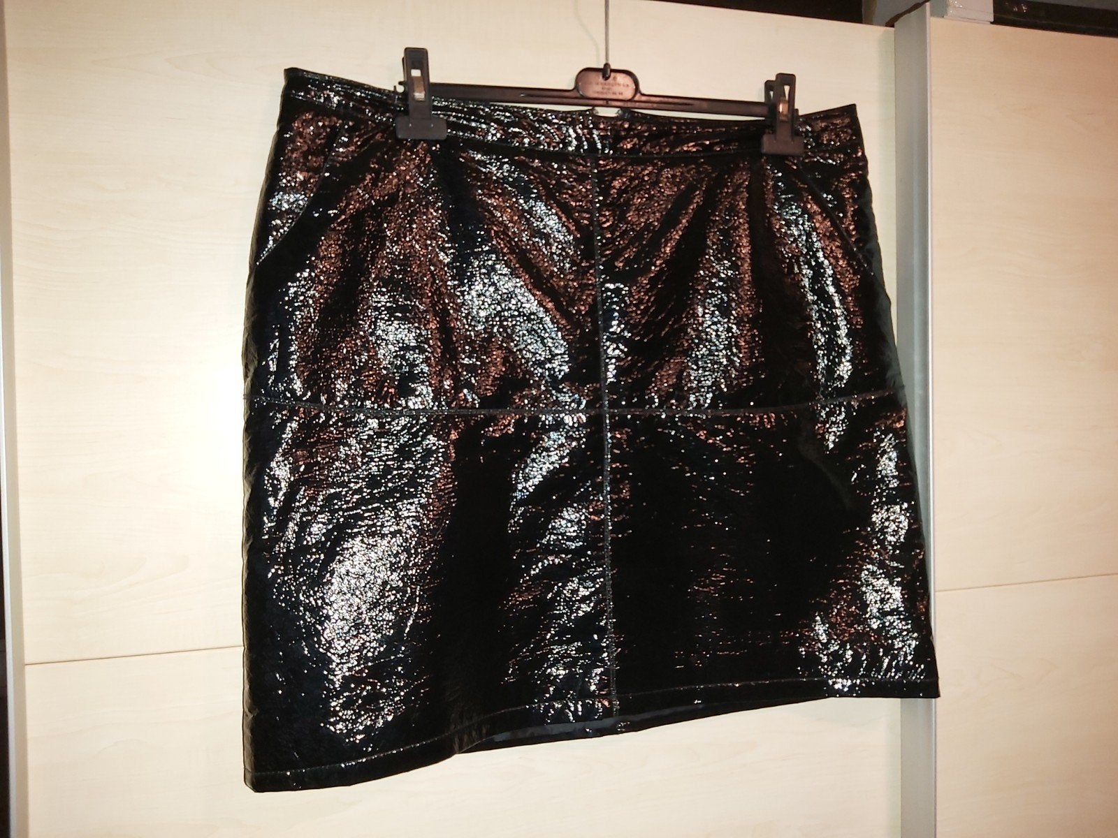 Lak rok mt XL, Verzenden, Zwart, Maat 46/48 (XL) of groter, Nieuw