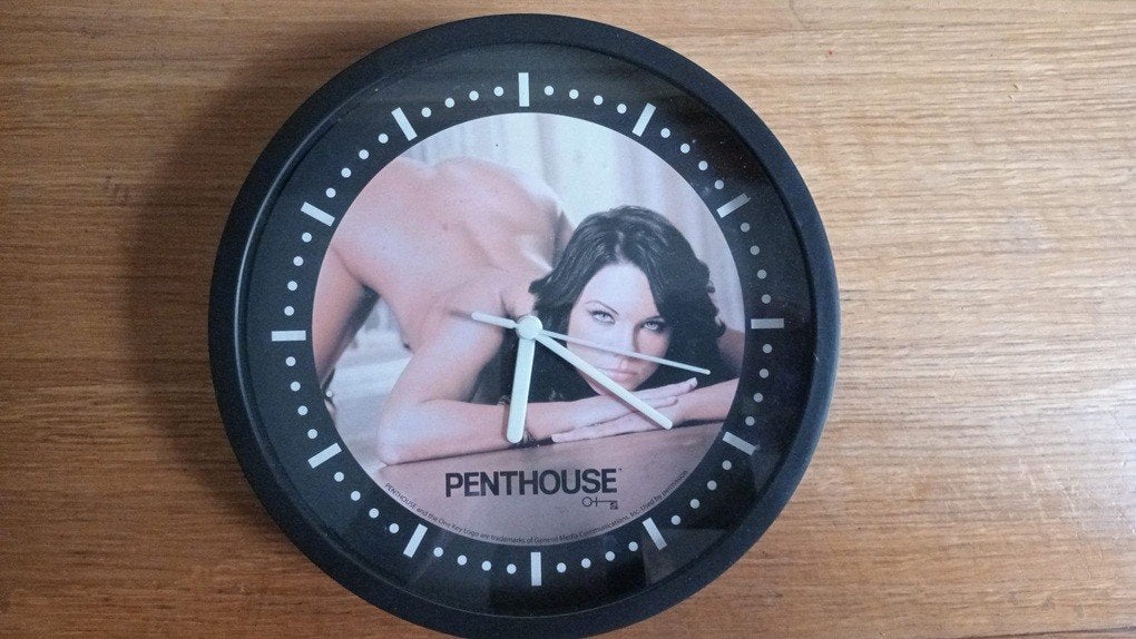 PENTHOUSE KLOKJE  uit de jaren 80/90, Verzamelen, Ophalen of Verzenden, Zo goed als nieuw