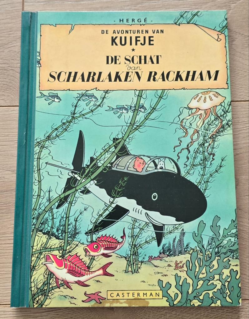 Kuifje – De Schat van Scharlaken Rackham – Harde kaft, Boeken, Eén stripboek, Ophalen of Verzenden, Gelezen