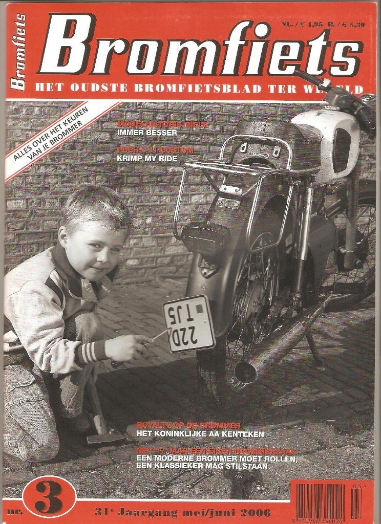 Bromfiets 3-2006 :  Miele – Avaros – Batavus – Real B - Puch, Ophalen of Verzenden, Zo goed als nieuw, Sport en Vrije tijd