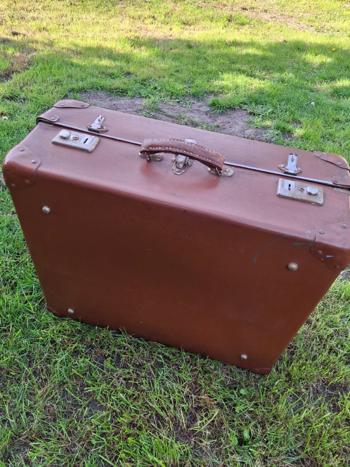 Vintage Koffer voor Accordeon of Platen - 23x58x49cm, Overige materialen, Gebruikt, 50 tot 60 cm, 45 tot 55 cm