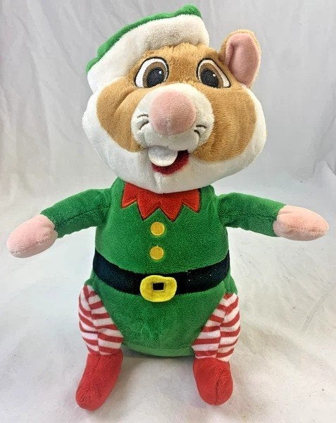 AH Hamster Elf Kerstmis knuffel Albert Heijn Pluche Kerst