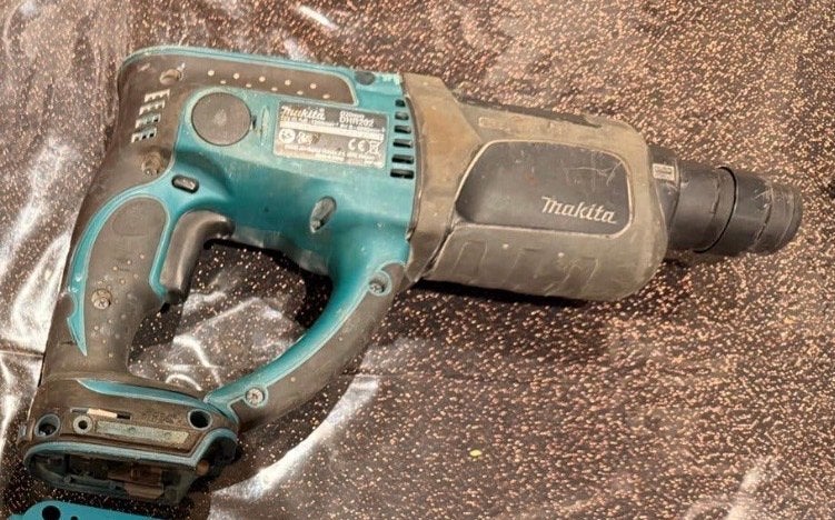 Makita DHR202 Boorhamer - Gebruikt maar functioneel, Boor- en/of Breekhamer, Ophalen of Verzenden, Klopboormechanisme, Gebruikt