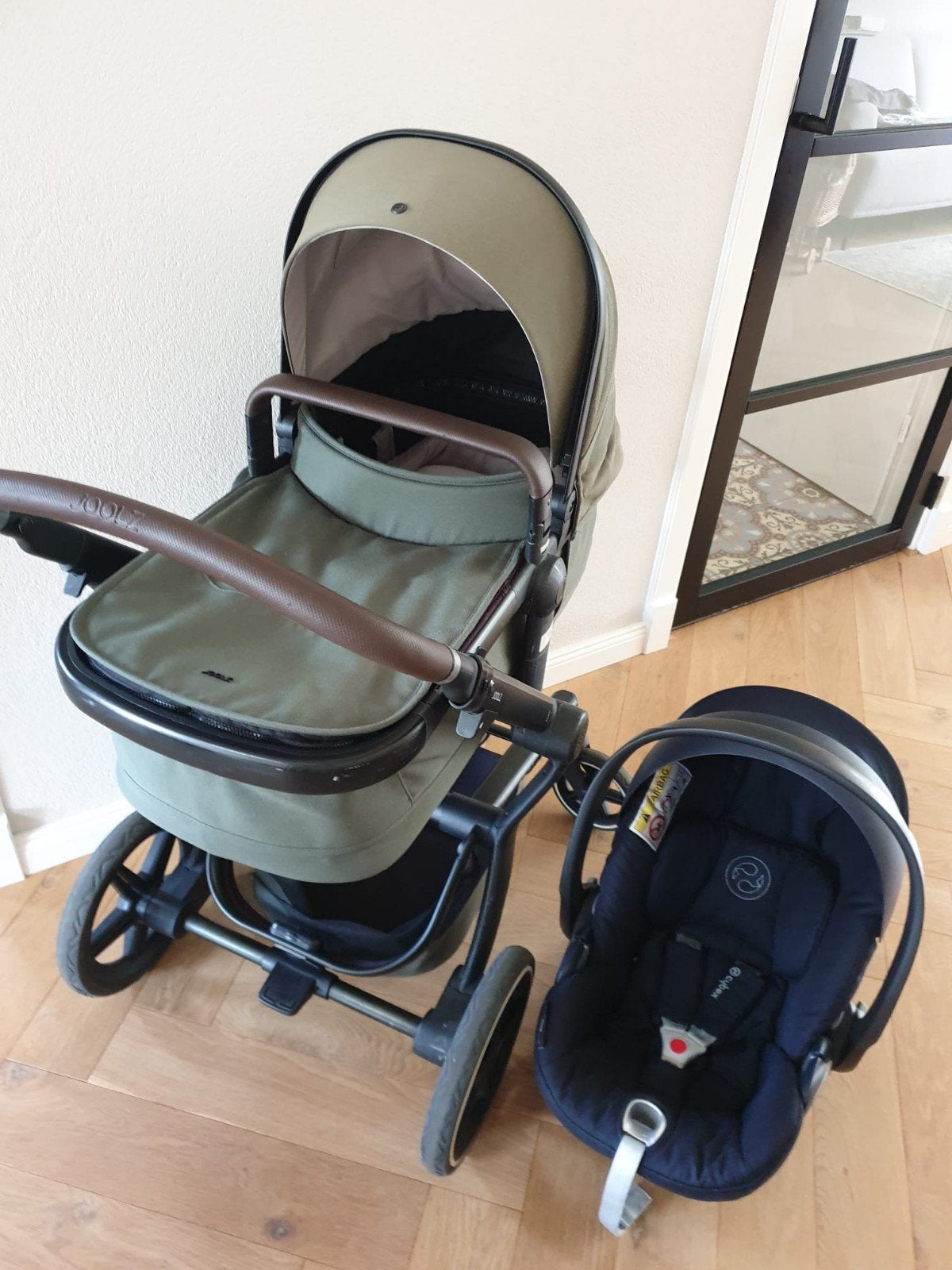 Joolz Day kinderwagen met Cybex autostoel en accessoires, Gebruikt, Met autostoeltje, Combiwagen, Ophalen