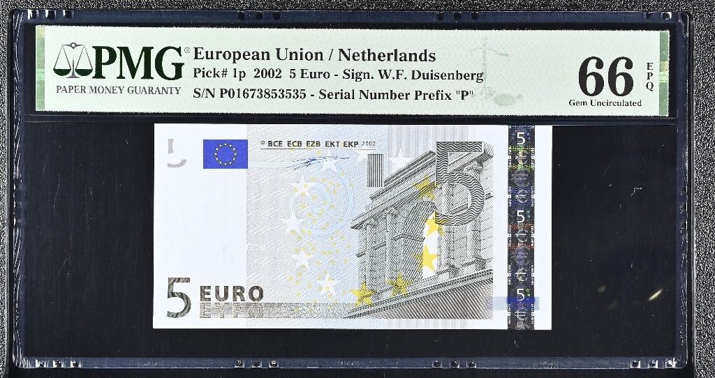 Nederland - 5 Euro 2002 - G004 C5 - Duisenberg, Ophalen of Verzenden, Euro's, Los biljet