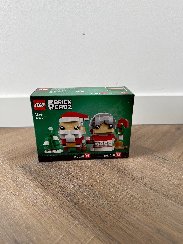Nieuw sealed Lego Brickheadz set 40274 kerst kerstman vrouw, BrickHeadz, Lego, Nieuw, Ophalen of Verzenden