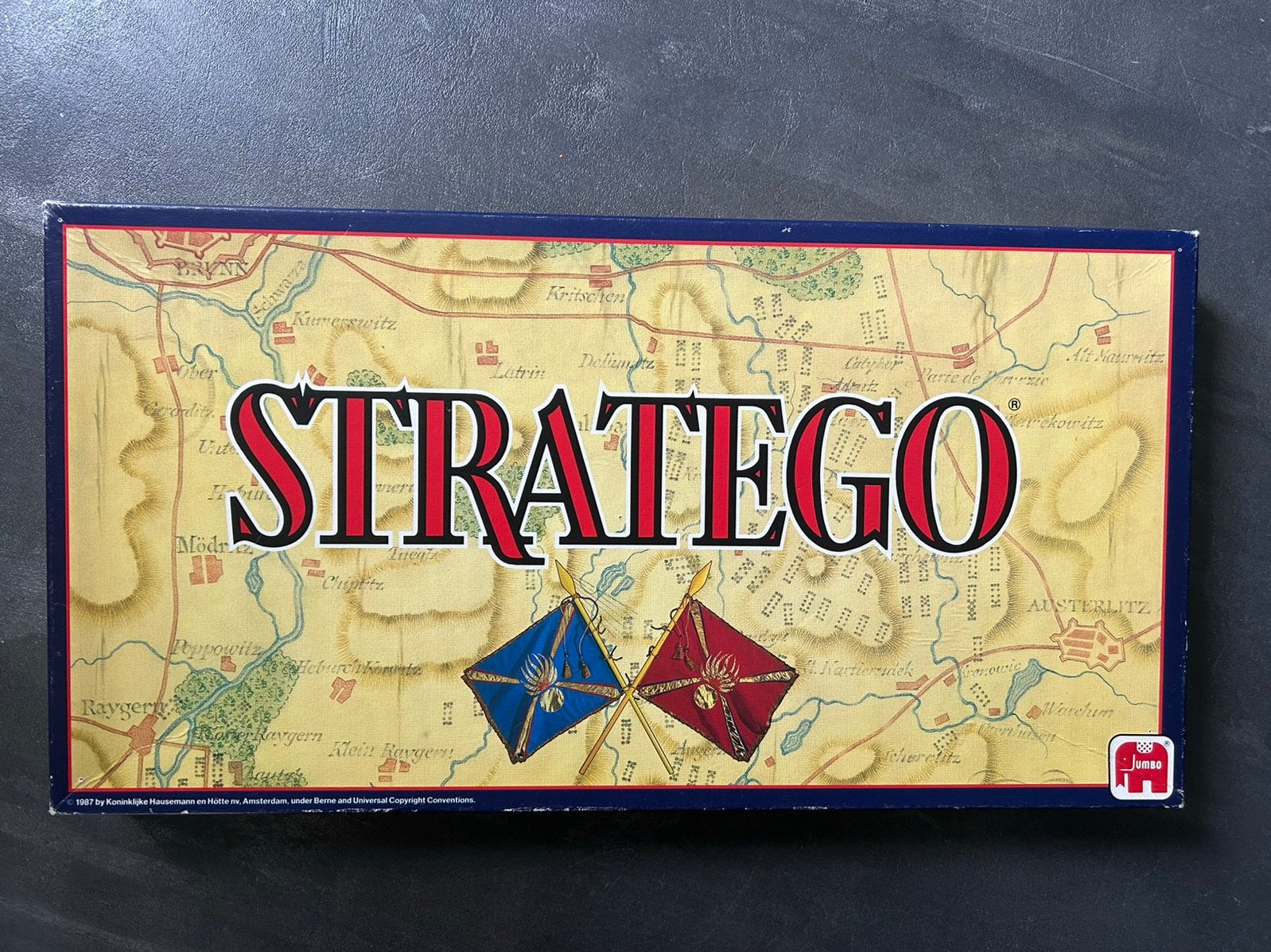Vintage Stratego ( Jumbo 1987 ), Hobby en Vrije tijd, Gezelschapsspellen | Bordspellen, Ophalen of Verzenden, Zo goed als nieuw