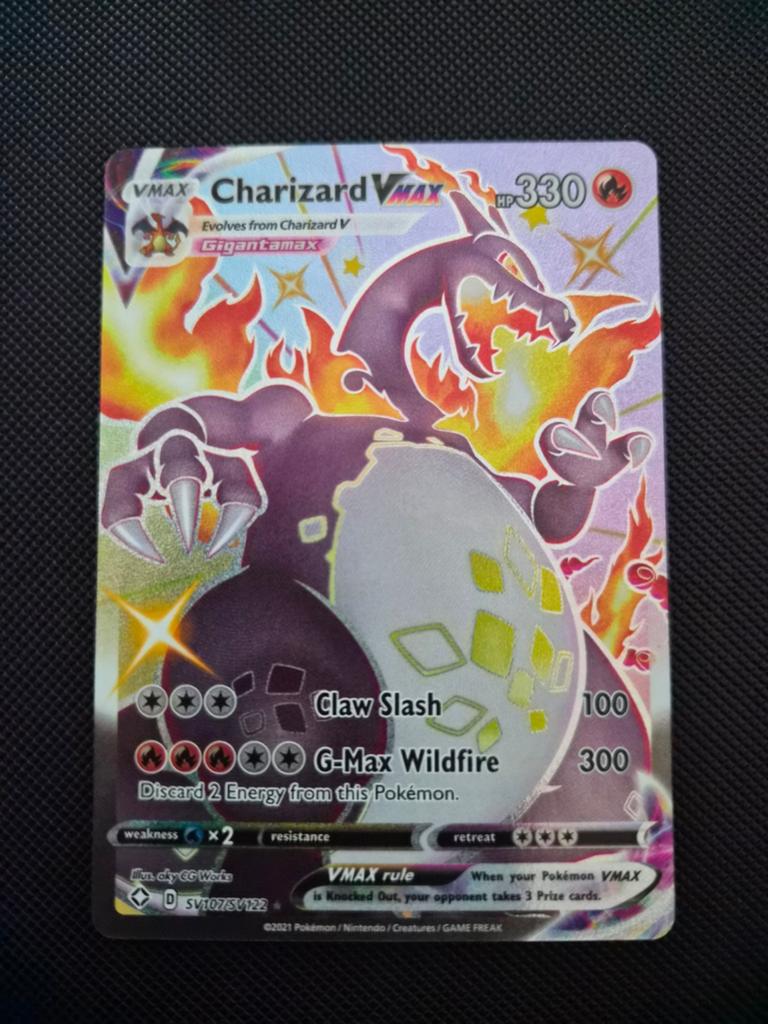 Charizard SV107/SV122, Ophalen of Verzenden, Nieuw, Losse kaart, Foil