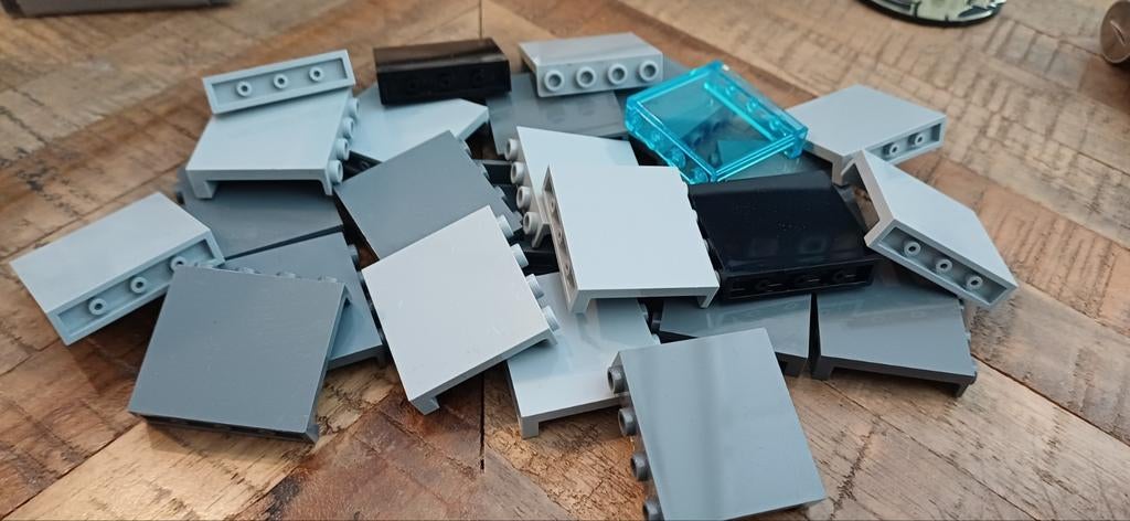 25x Lego Paneel 1x4x3 - Diverse kleuren, Ophalen of Verzenden, Gebruikt, Losse stenen, Lego