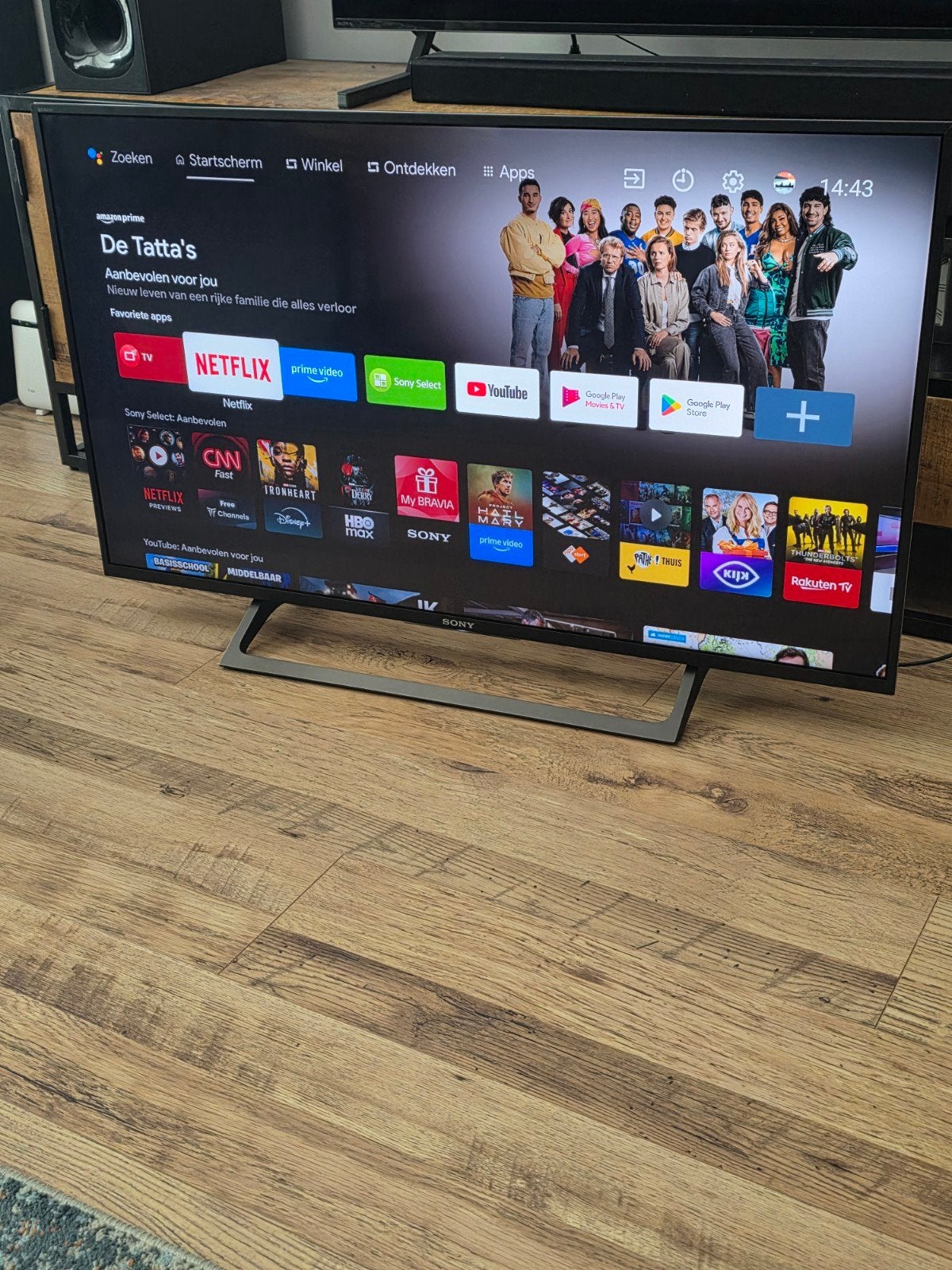 Sony KD-43XE8099 43 inch 4K LED Smart TV - Zo goed als nieuw, Ophalen, LED, Zo goed als nieuw, 4k (UHD)