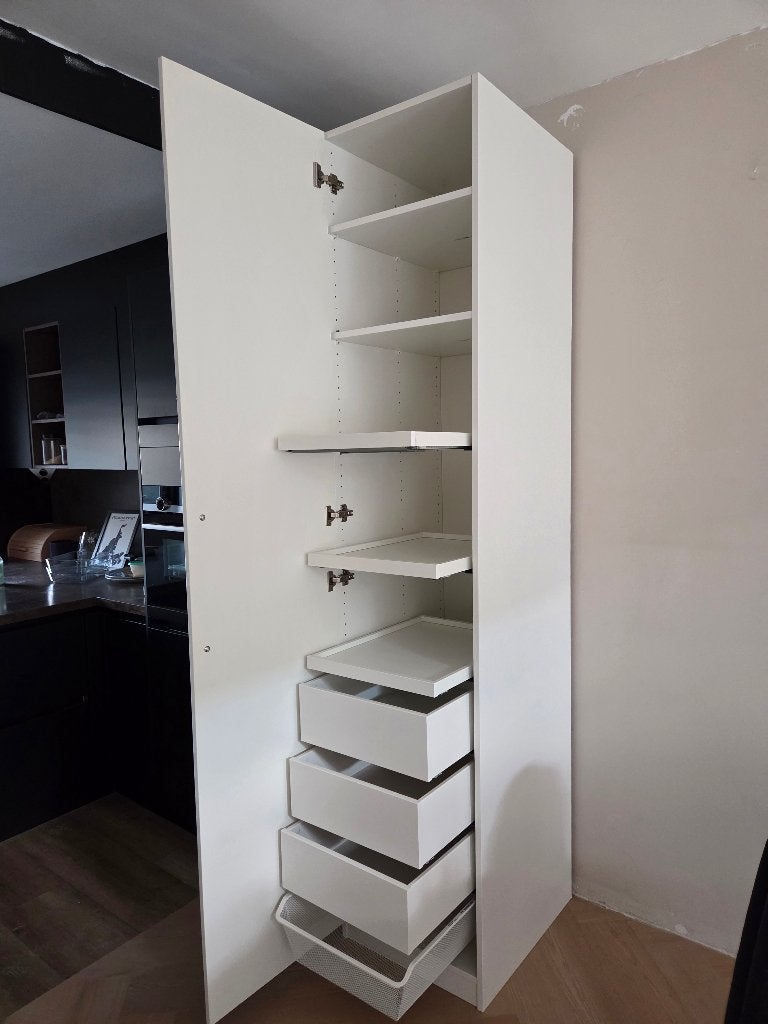 PAX kast wit (2024) 50x58x236, Huis en Inrichting, Kasten | Kledingkasten, Ophalen, Met deur(en), 200 cm of meer, 50 tot 100 cm