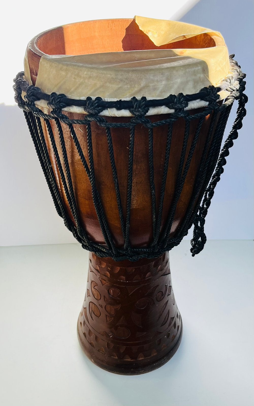 10 inch djembe, Muziek en Instrumenten, Ophalen of Verzenden, Gebruikt, Trommel