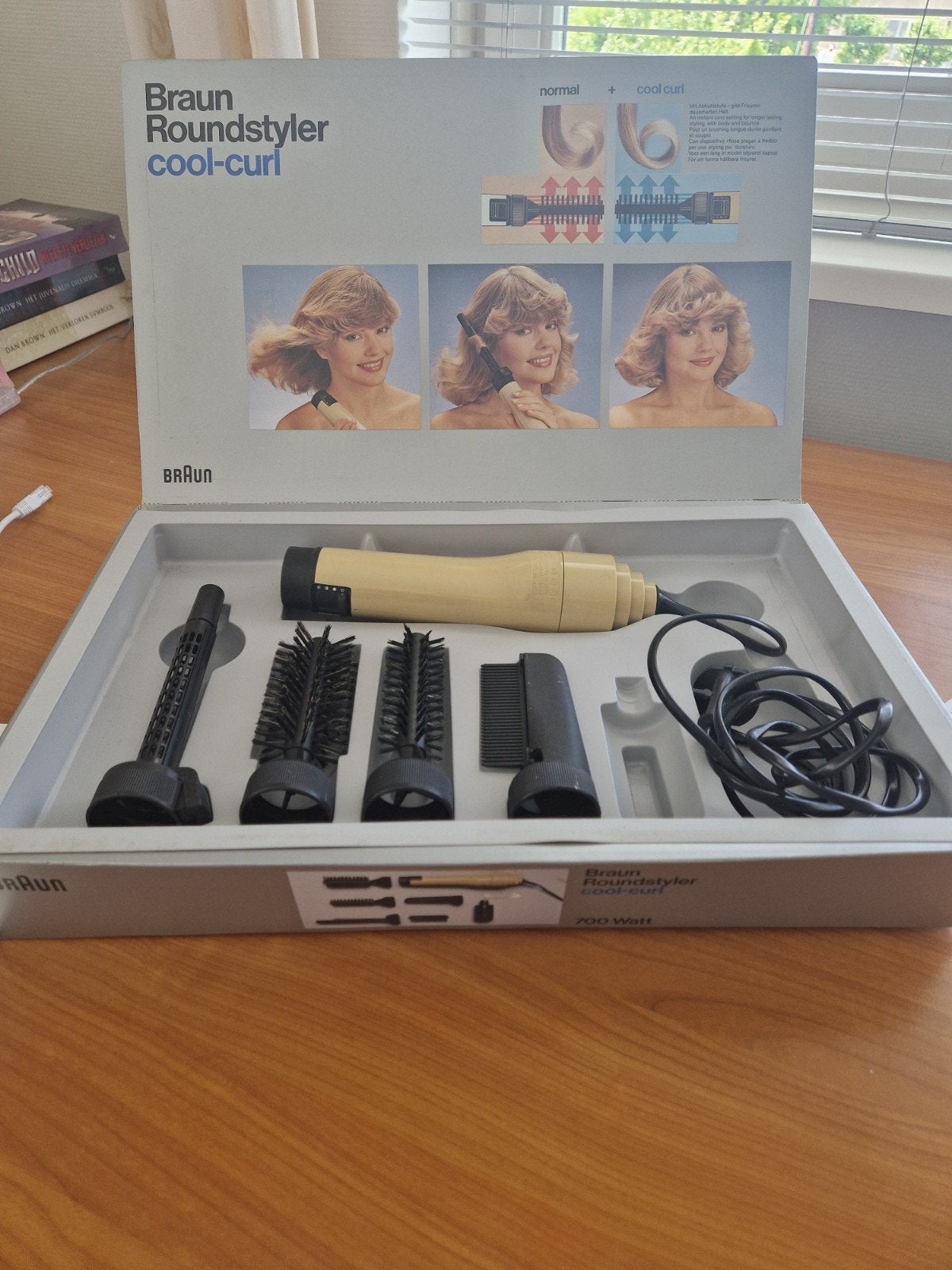 Braun Roundstyler Cool-Curl Föhnborstel Set Vintage, Verzamelen, Ophalen of Verzenden