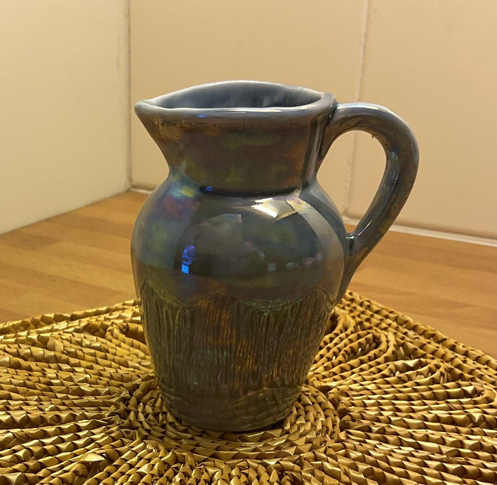 Oud kannetje parelmoer, Antiek en Kunst, Ophalen of Verzenden