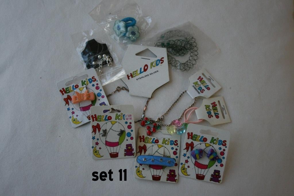 Setje met 10 nieuwe kindersieraden (11), Ophalen of Verzenden, Nieuw, Overige kleuren, Overige typen