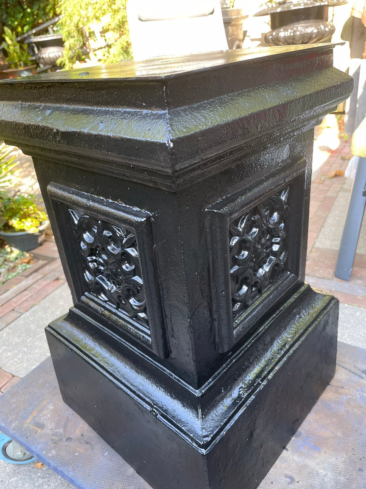 gietijzeren console sokkel zuil pilaar, Ophalen