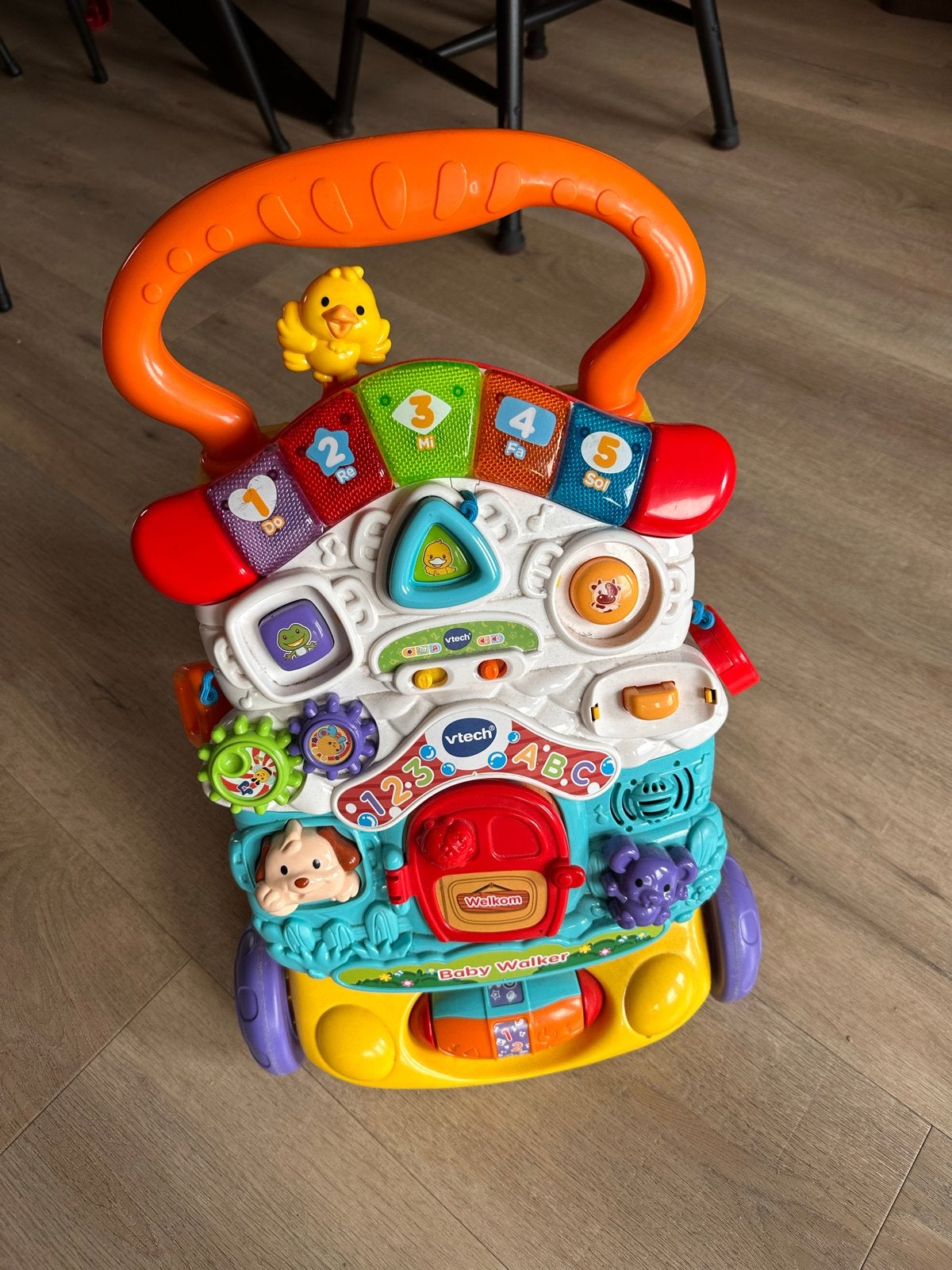 VTech Baby Walker - Interactieve Loopwagen met Geluid, Ophalen of Verzenden, Zo goed als nieuw, Overige typen, Met licht