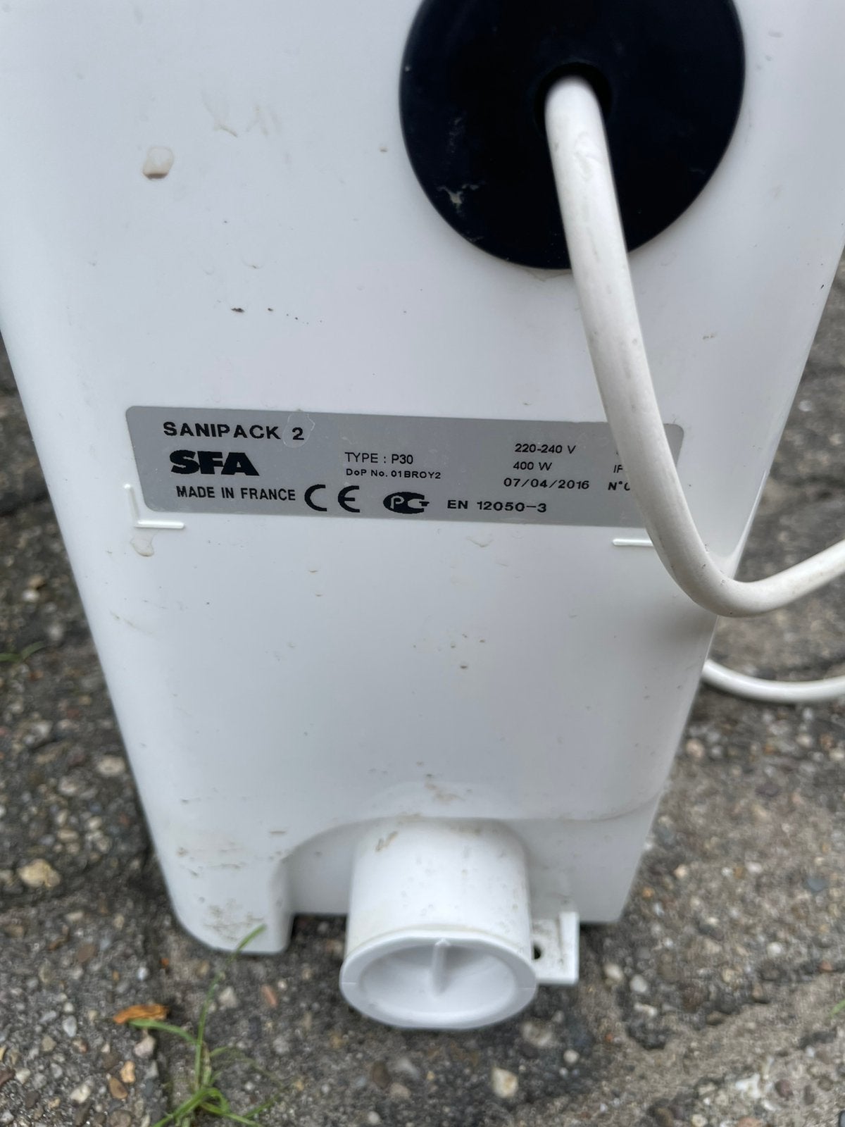 Sanibroyeur /sanipack vuilwaterpomp, Doe-het-zelf en Verbouw, Sanitair, Ophalen of Verzenden, Zo goed als nieuw