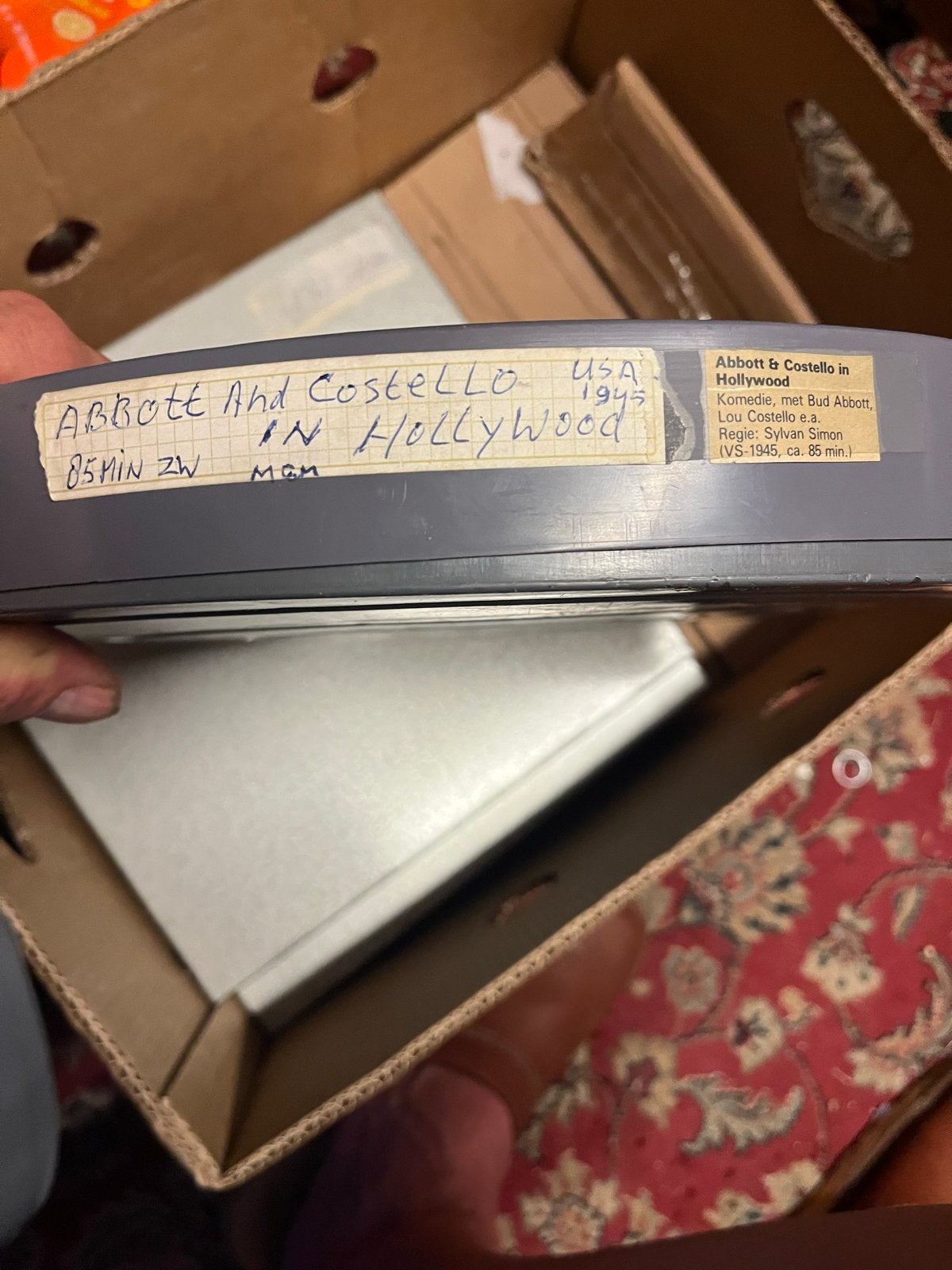8 Klassieke Filmspoelen + 1 Lege Spoel (16mm / Super 8), Ophalen, Gebruikt