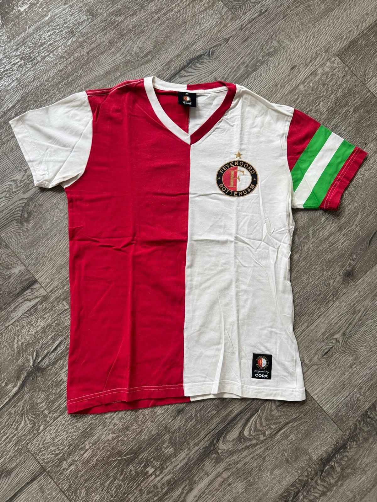 Feyenoord Retro Shirt Maat M - Copa, Ophalen of Verzenden, Zo goed als nieuw, Maat 48/50 (M), Meerkleurig