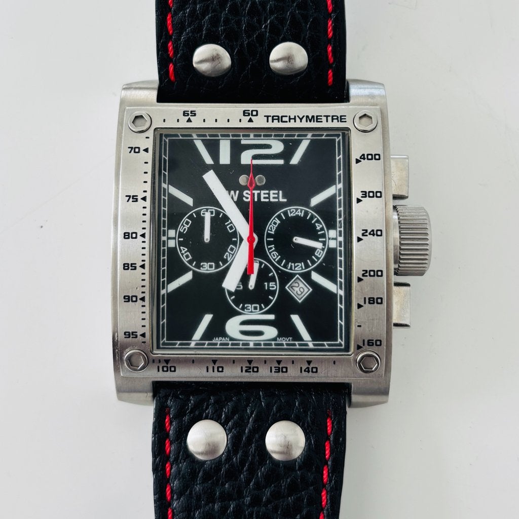 TW-Steel Horloge, Overige merken, Leer, Staal, Polshorloge