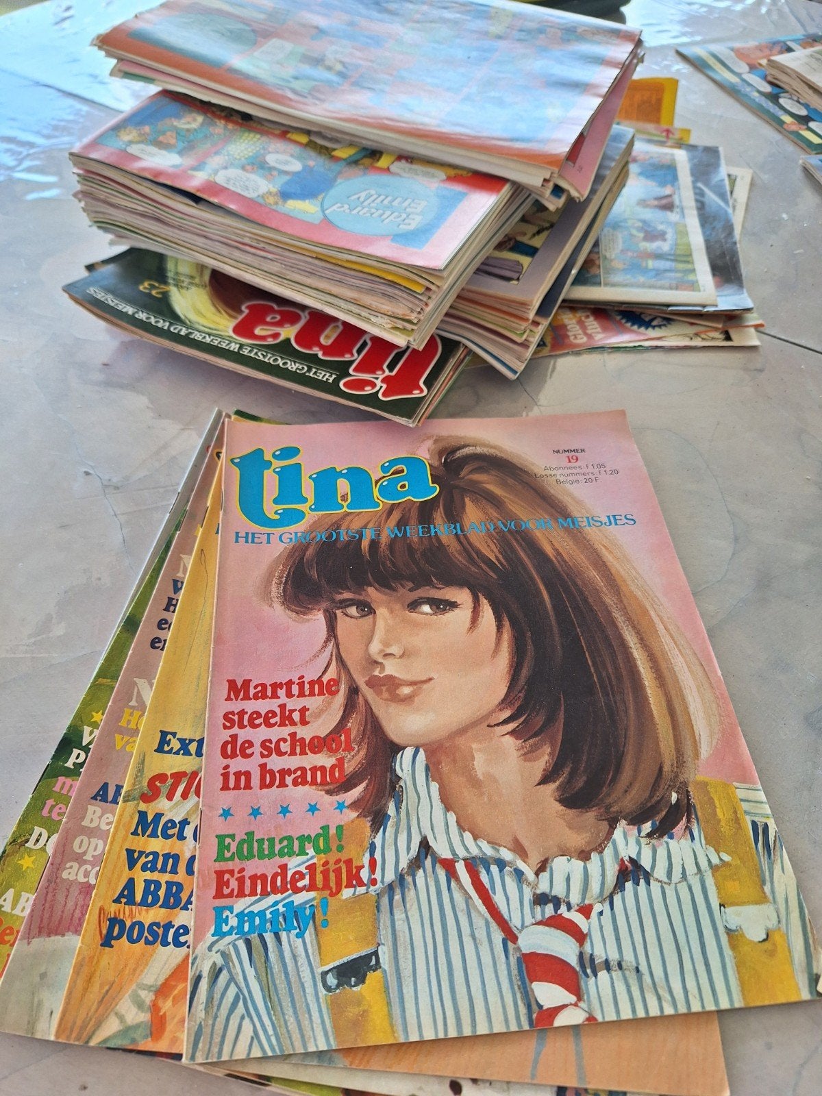 Oude Tina's en Tina Club tijdschriften 1976-1980, Ophalen