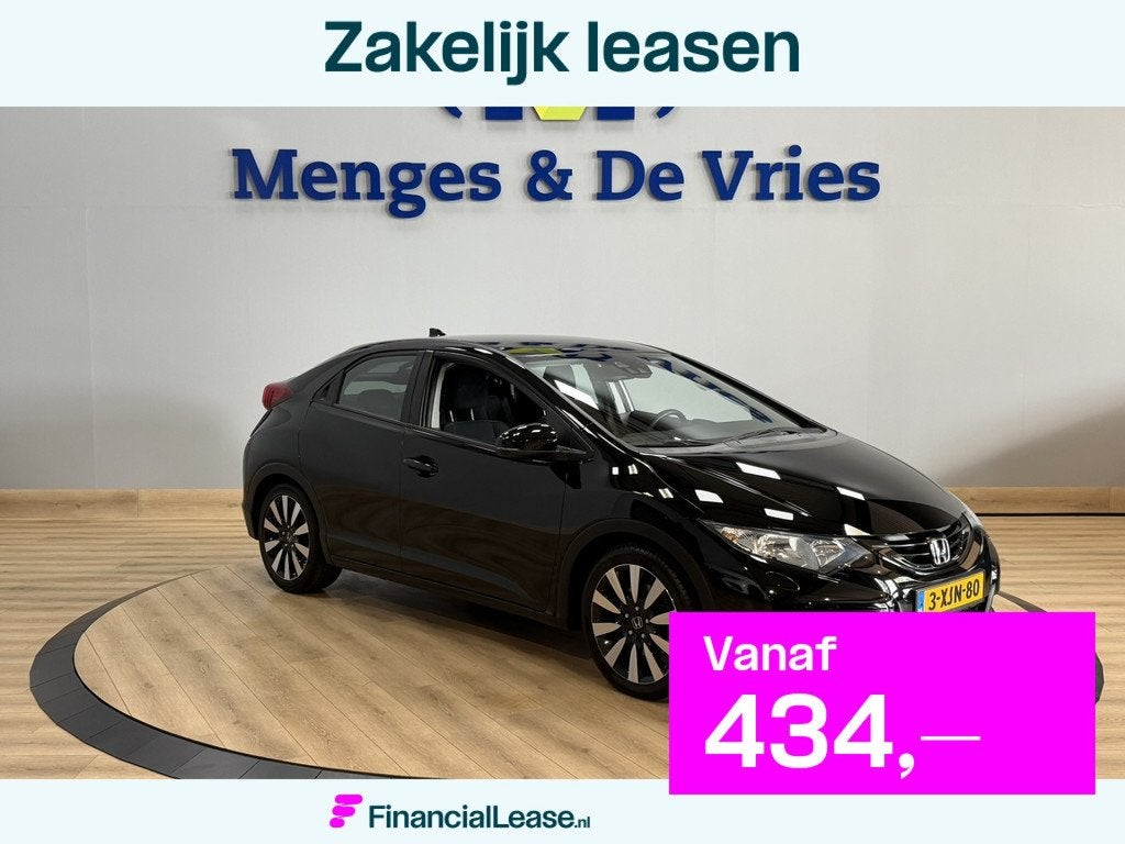 Honda Civic 1.8 Sport Business Edition Airco ECC | Camera |, Voorwielaandrijving, Gebruikt, Zwart, Alcantara