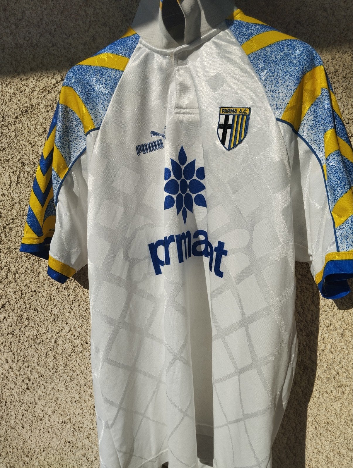 A.C. Parma 1995/1997 thuisshirt - Training of Verzamelaar, Wit, Ophalen of Verzenden, Zo goed als nieuw, Voetbal