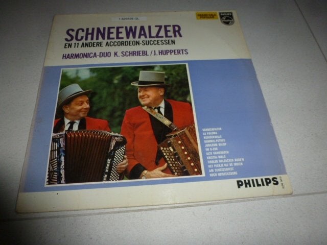 Vinyl LP HARMONICA DUO K.SCHRIEBEL /J. HUPPERTS Schneewalzer, Ophalen of Verzenden, Zo goed als nieuw, Overige formaten, Levenslied of Smartlap