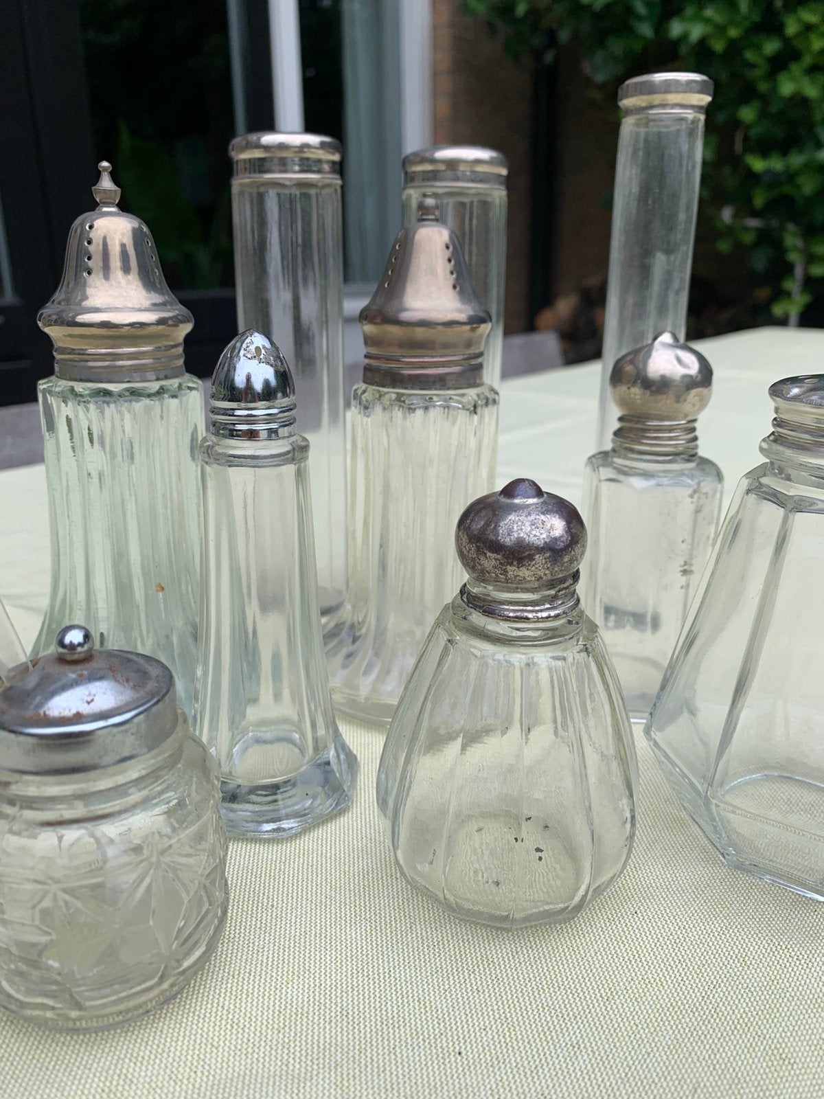 Glaswerk brocante peper en zout, Verzamelen, Ophalen of Verzenden, Gebruikt, Overige typen