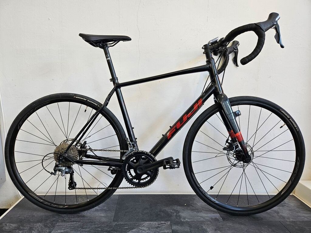 Fuji Sportif 1.3 Disc Blackred 56cm 20 versn. met Schijfrem, Overige merken, Gebruikt, Carbon, Ophalen of Verzenden