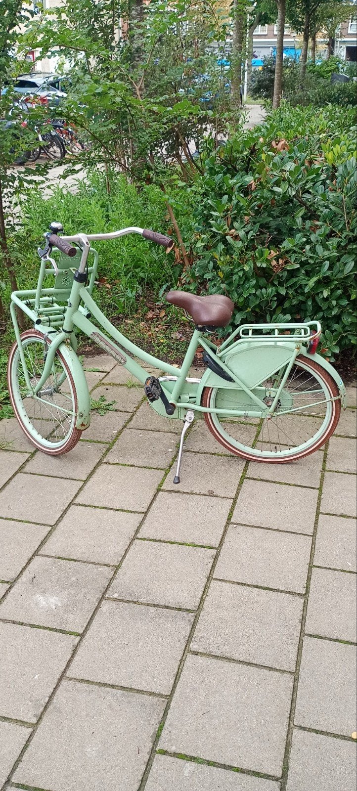 popal meisjes 22 inc fiets, Fietsen en Brommers, Fietsen | Meisjes, Ophalen, Gebruikt, 22 inch