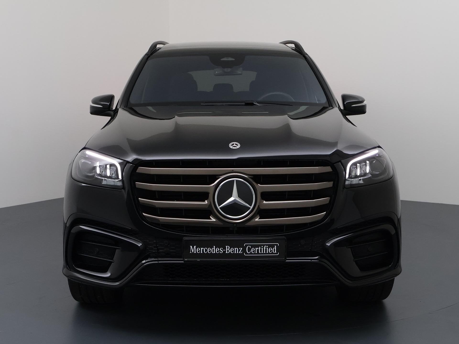 Mercedes-Benz GLS 450 4MATIC AMG Line | Ultimate pakket | Ma, Auto's, Dealer onderhouden, Gebruikt, 7 stoelen, Zwart