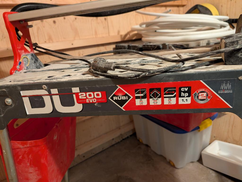 Tegelzaagmachine professioneel RUBI 200 EVO, Ophalen of Verzenden, Zo goed als nieuw
