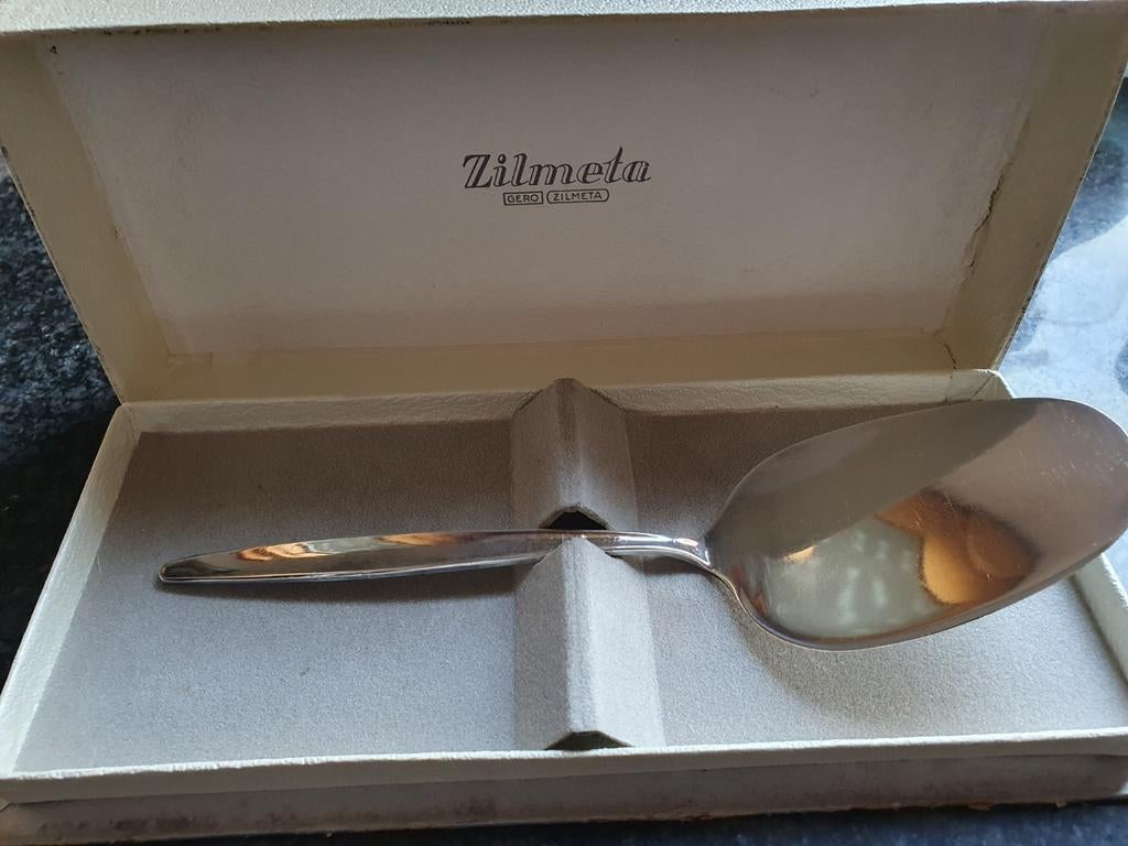 Gero Zilmeta taartschep, Antiek en Kunst, Antiek | Bestek, Ophalen of Verzenden