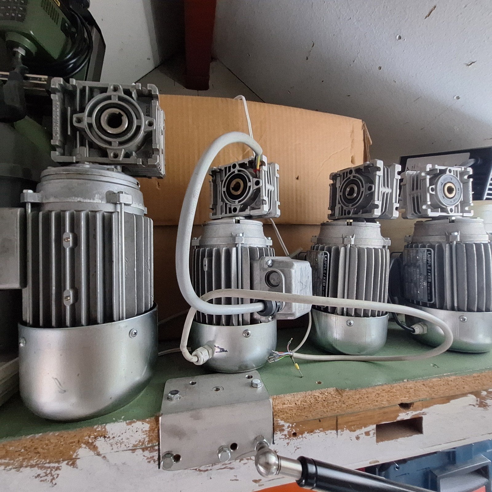 LAIPPLE / KEB M56B4 Elektromotoren met Reductiekast, Ophalen of Verzenden, Elektromotor