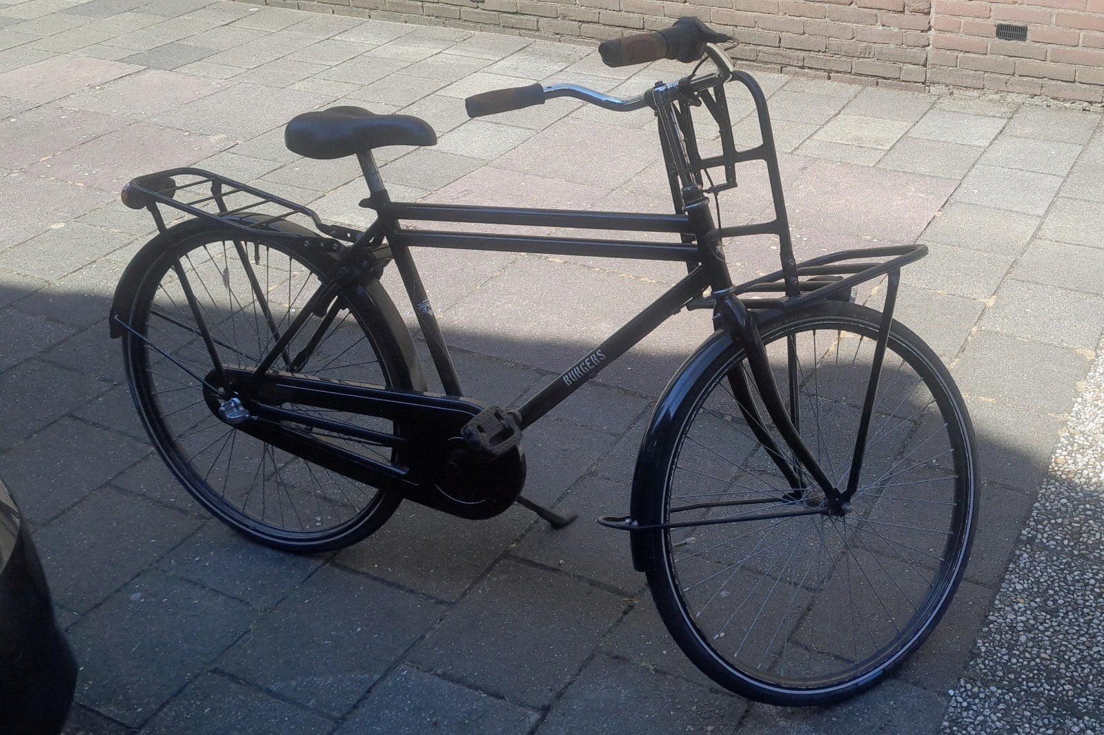 jongens transportfiets 26 inch, framemaat 48 cm, Terugtraprem, Gebruikt, Versnellingen, Minder dan 49 cm