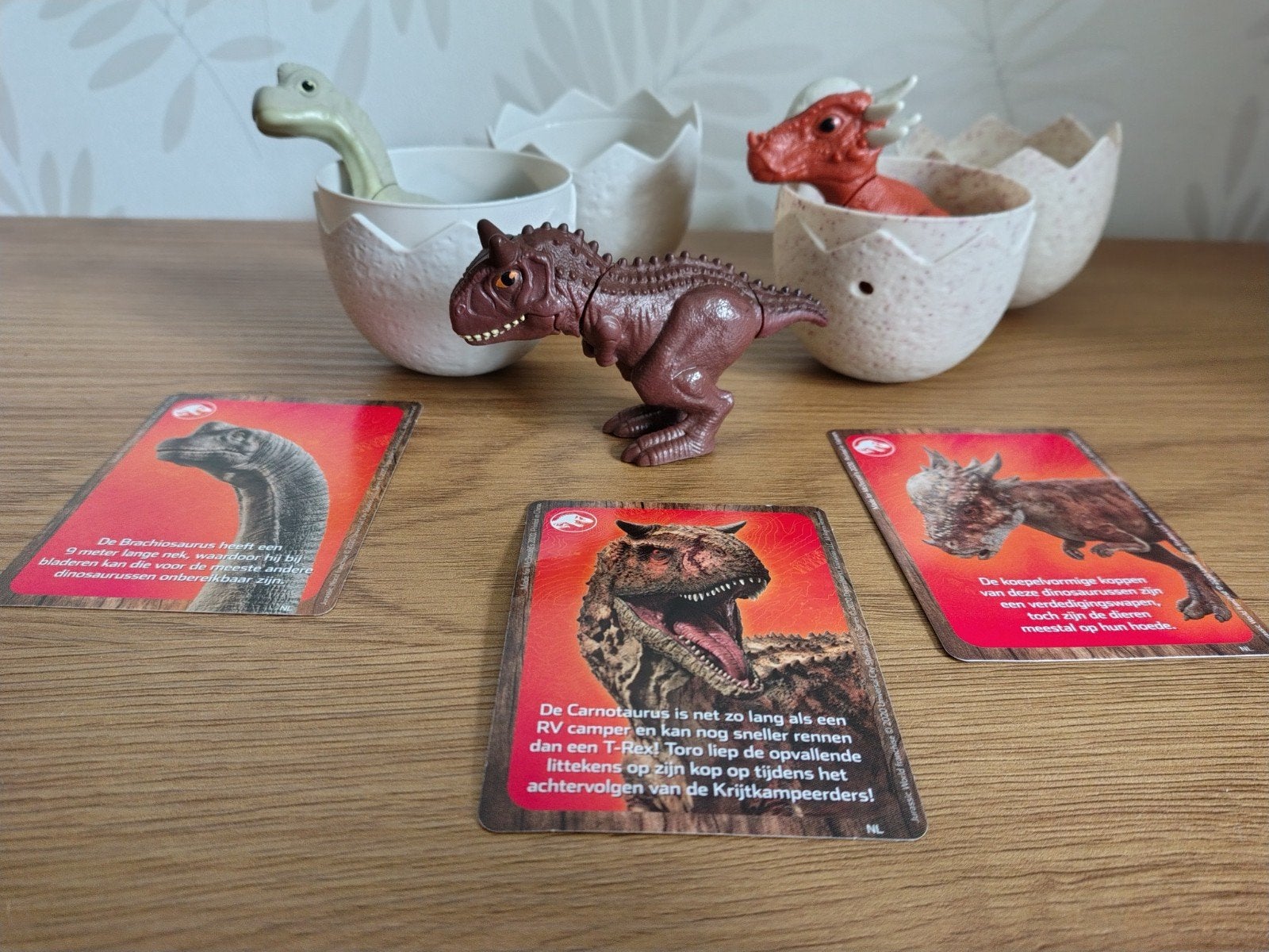 Jurassic World Brachio, Carno en Pachy happy meal speeltjes, Ophalen of Verzenden, Gebruikt