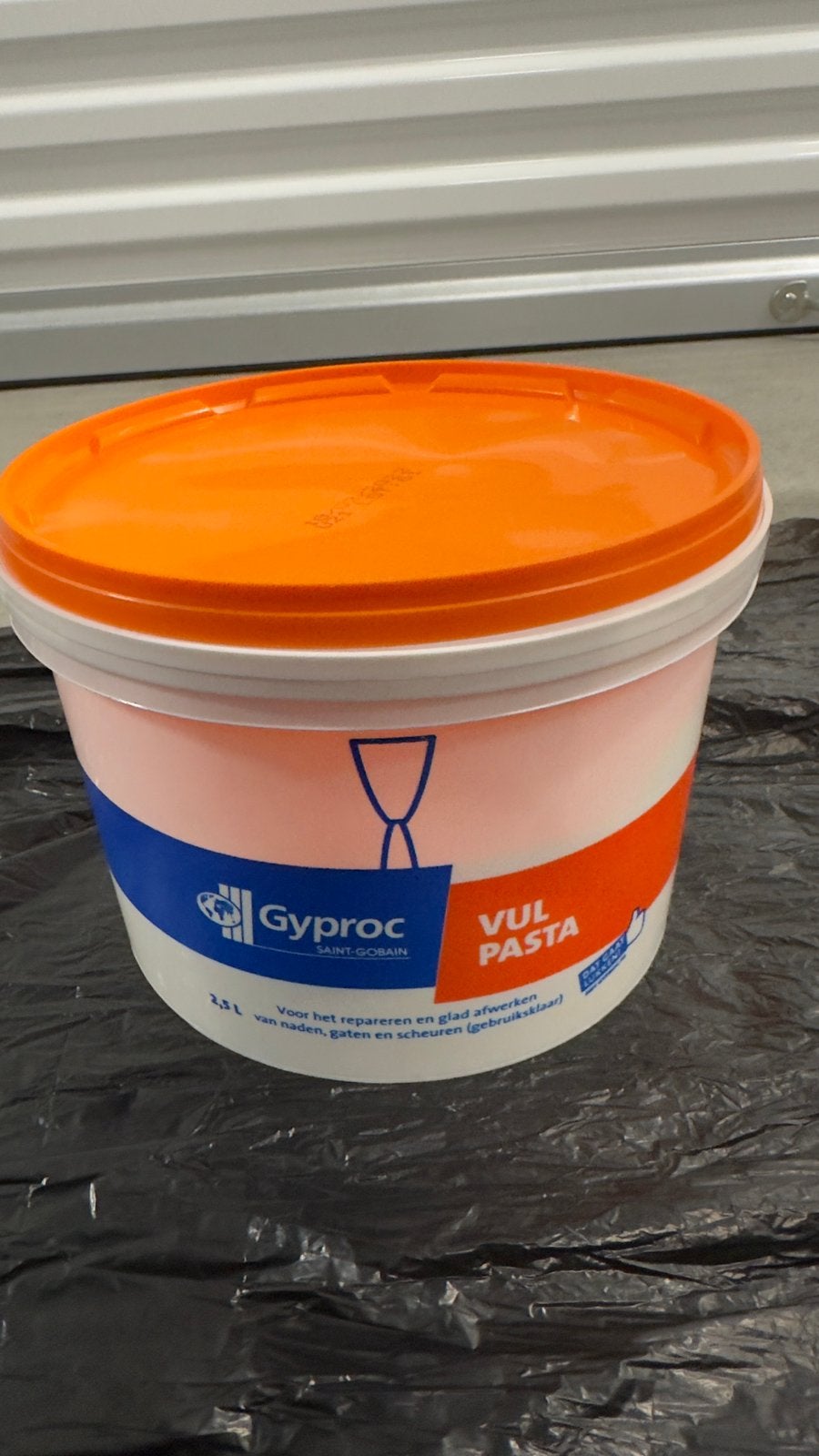 Gyproc Vulpasta 2,5 liter (nieuw/ongeopend), Doe-het-zelf en Verbouw, Minder dan 5 liter, Ophalen, Nieuw, Wit