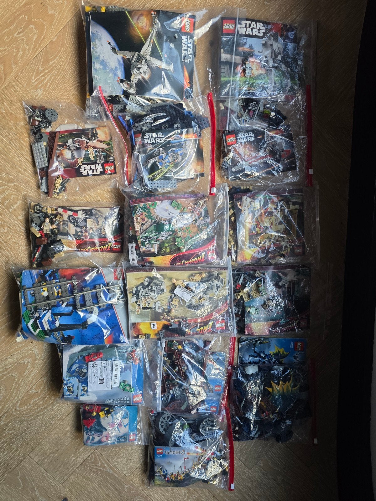 Grote partij lego met Star Wars Castle Vikings Indiana Jones, Lego, Gebruikt, 1442ws, Ophalen of Verzenden