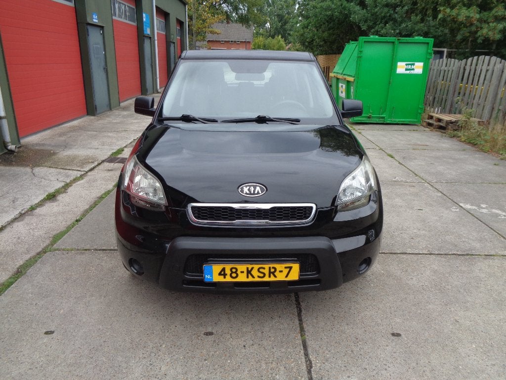 Kia Soul 1.6 2010 Zwart, Auto's, Voorwielaandrijving, 1145 kg, 1591 cc, 4 cilinders